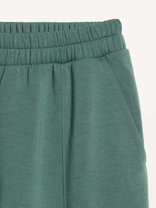 Image number 3 showing, High-Waisted Bounce Fleece Wide-Leg Sweatpants