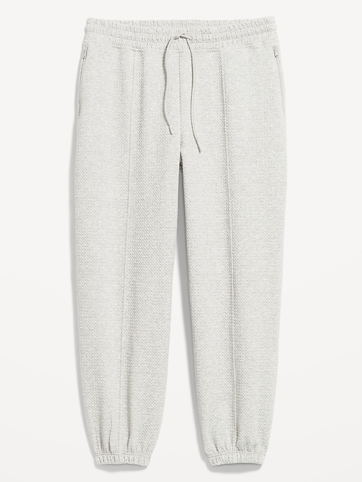 Image number 8 showing, High-Waisted Dynamic Fleece Textured Sweatpants