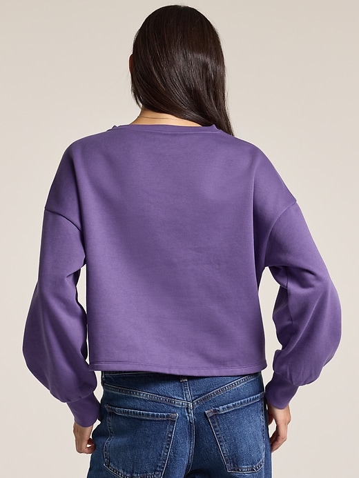 Image number 2 showing, Old Navy x Anna Sui Crew Neck Graphic Fleece Sweatshirt