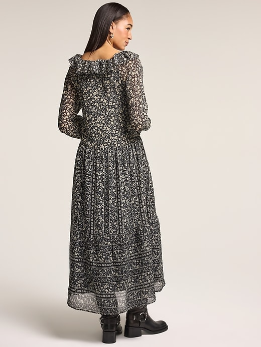 Image number 2 showing, Old Navy x Anna Sui Tiered Ruffle Maxi Dress