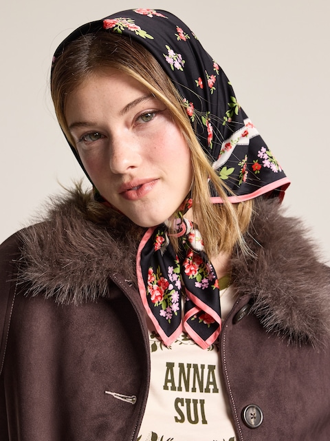 Old Navy x Anna Sui Square Scarf - Multi Floral