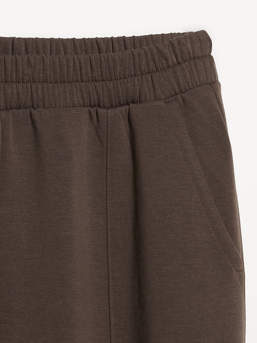 Image number 3 showing, High-Waisted Bounce Fleece Wide-Leg Sweatpants