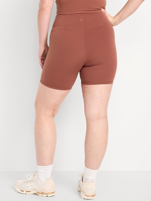 Image number 6 showing, High-Waisted StudioSmooth Biker Shorts -- 6-inch inseam