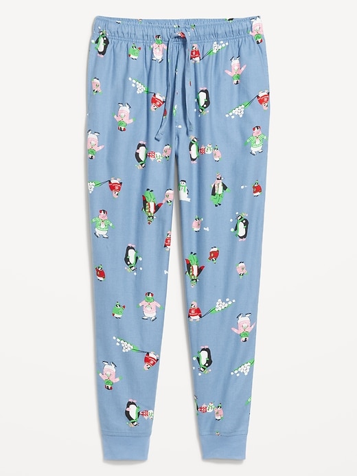 Image number 1 showing, Flannel Pajama Jogger for Men