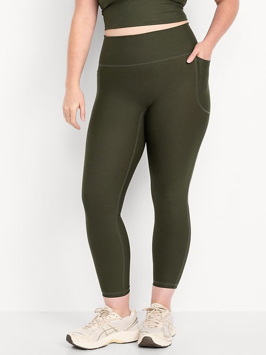 Image number 4 showing, Extra-High Waisted PowerSoft Boundless 7/8 Pocket Leggings – No Front Seam