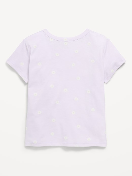 Image number 2 showing, Printed Softest Short-Sleeve T-Shirt for Girls