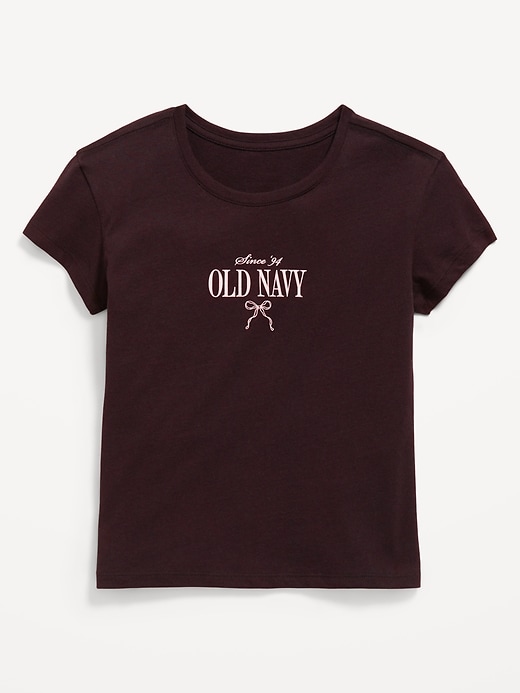 Image number 1 showing, Short-Sleeve Logo-Graphic T-Shirt for Girls