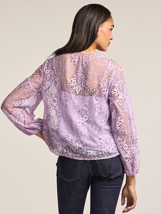 Image number 2 showing, Old Navy x Anna Sui Lace Applique Top