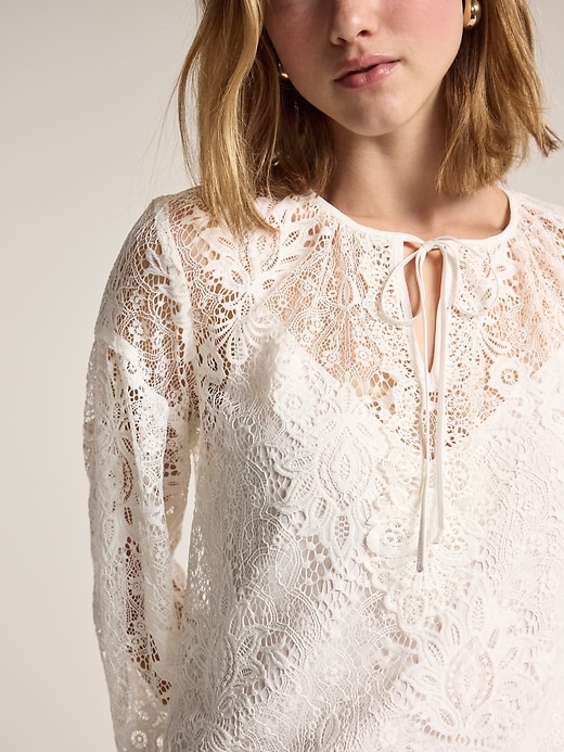 Image number 4 showing, Old Navy x Anna Sui Lace Applique Top