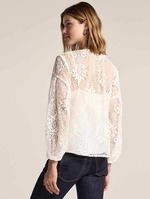 Image number 2 showing, Old Navy x Anna Sui Lace Applique Top