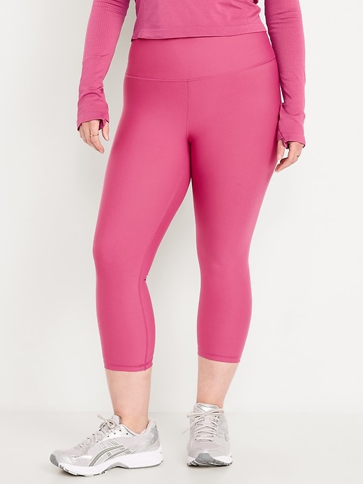 Image number 5 showing, High-Waisted PowerSoft Crop Leggings