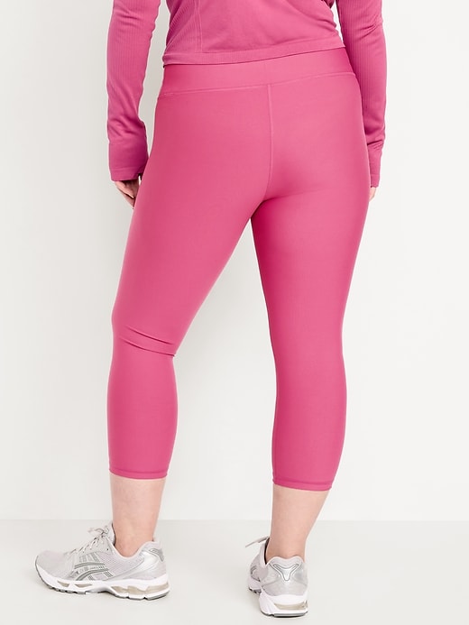 Image number 6 showing, High-Waisted PowerSoft Crop Leggings