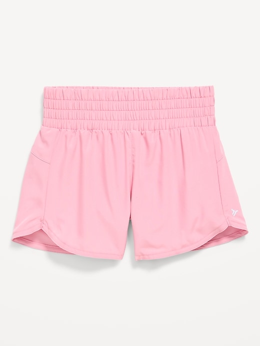 Image number 1 showing, High-Waisted Dolphin-Hem Run Shorts for Girls