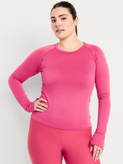 Image number 5 showing, Fluid Seamless Fitted Top