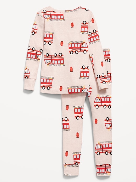 Image number 2 showing, Printed Snug-Fit Pajama Set for Toddler & Baby