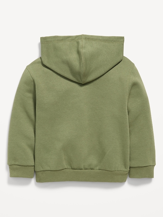Image number 2 showing, Favorite Fleece Oversized Zip Hoodie for Toddler Boys