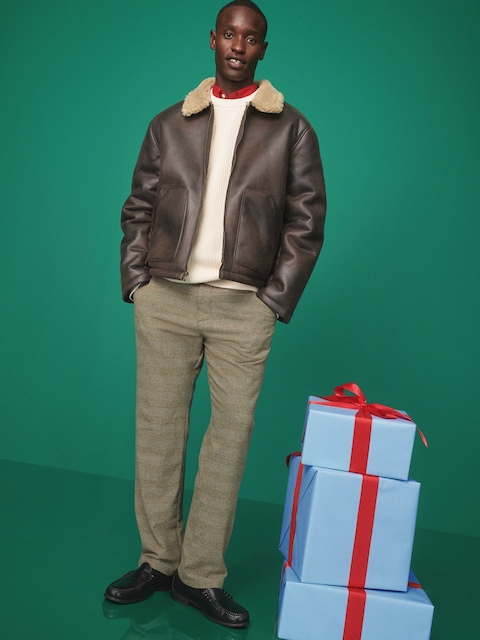 Shearling Aviator Jacket - Doe A Deer