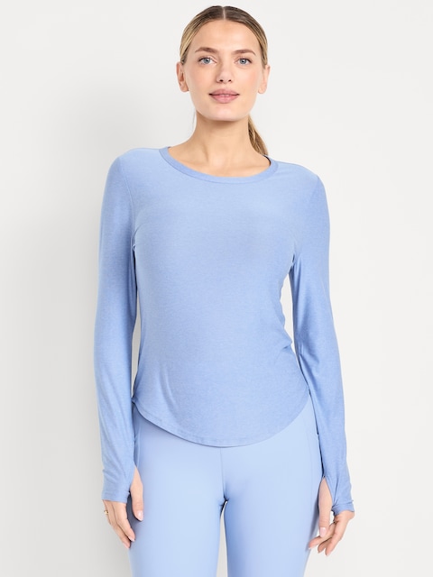 Haut de style couche de base NuageSport - Pervenche