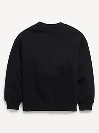 Image number 3 showing, Favorite Fleece Oversized Crew-Neck Sweatshirt for Boys