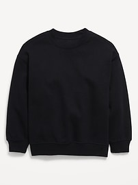 Image number 1 showing, Favorite Fleece Oversized Crew-Neck Sweatshirt for Boys