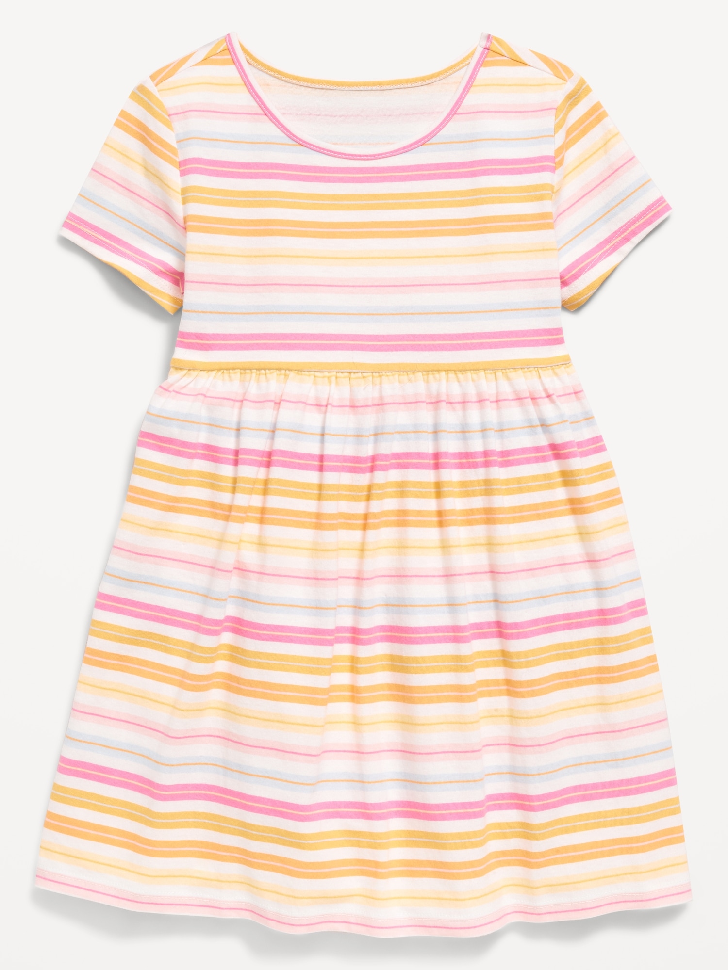 Printed Short-Sleeve Dress for Toddler Girls