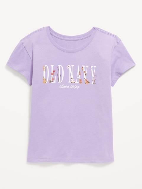 Short-Sleeve Logo-Graphic T-Shirt for Girls