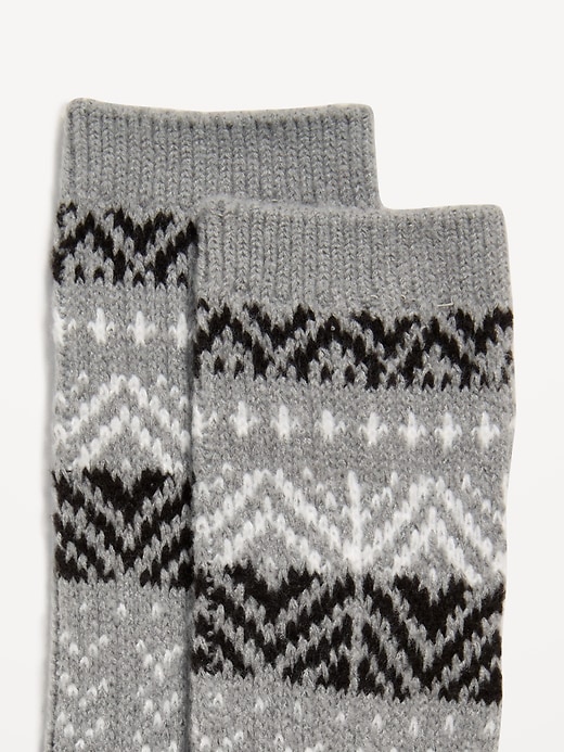 Image number 2 showing, Fair Isle Crew Socks for Women