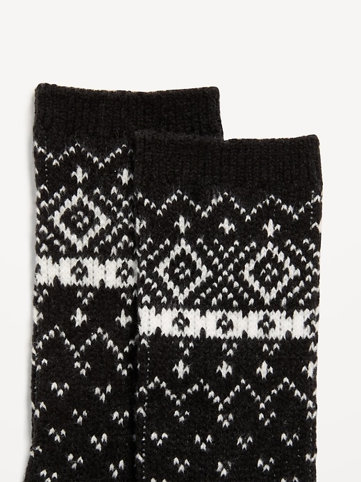 Image number 2 showing, Fair Isle Crew Socks for Women