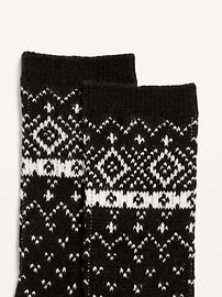 Image number 2 showing, Fair Isle Crew Socks for Women