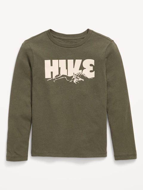 Long-Sleeve Graphic T-Shirt for Boys - Forest Floor