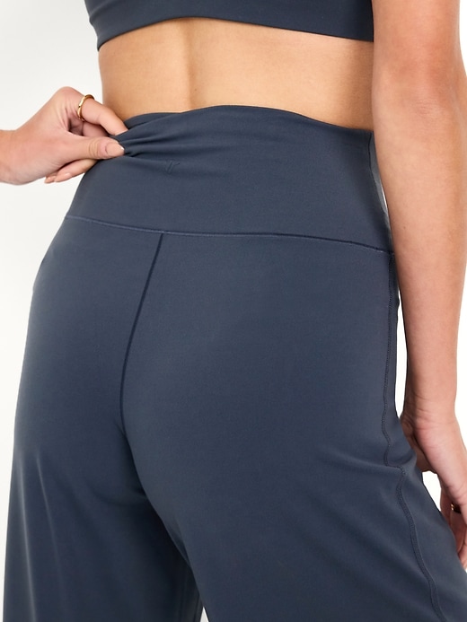 Image number 3 showing, High-Waisted StudioSmooth Wide-Leg Pants