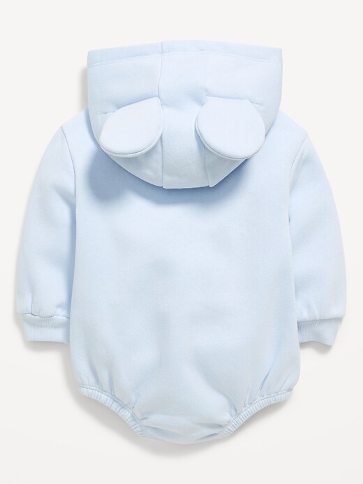 Image number 2 showing, Disney© Hooded Fleece One-Piece Romper for Baby