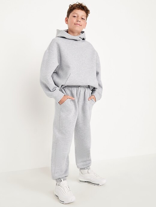 L'image numéro 5 présente Pantalon de jogging coupe généreuse en molleton raffiné pour garçon
