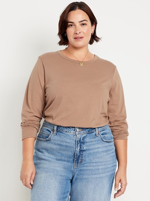 L'image numéro 7 présente T-shirt passe-partout à manches longues
