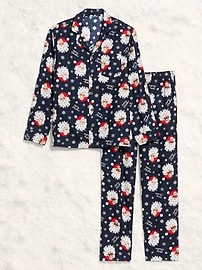 L'image numéro 2 présente Pyjama en flanelle à motif pour homme