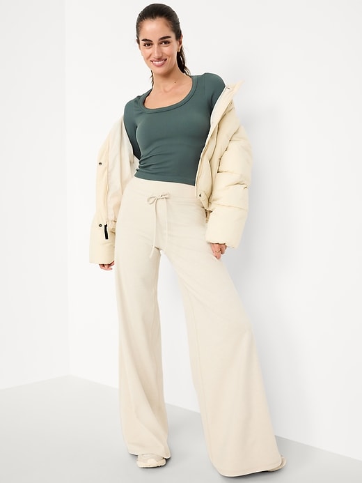 Image number 3 showing, Exhale Seamless Fitted Rib T-Shirt