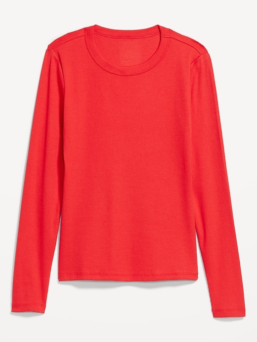 Image number 2 showing, Snug Long-Sleeve Crew-Neck T-Shirt