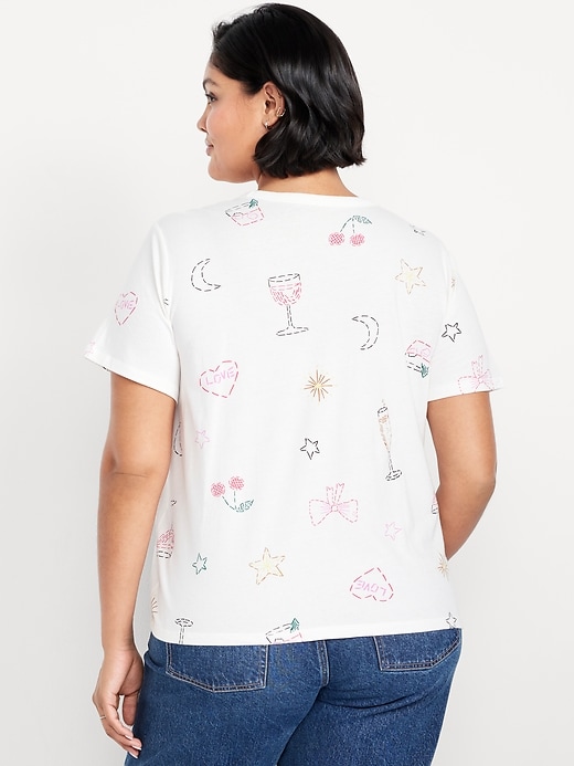 Image number 8 showing, EveryWear Crew-Neck Printed T-Shirt