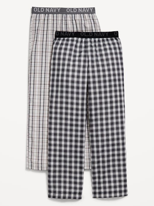Image number 2 showing, Printed Poplin Straight-Leg Pajama Pants 2-Pack for Boys