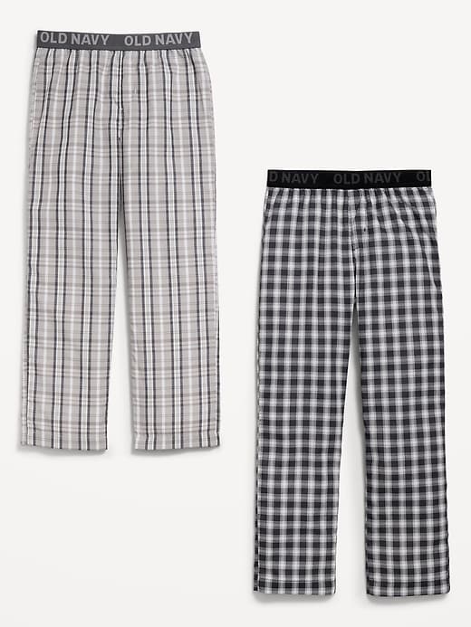 Image number 3 showing, Printed Poplin Straight-Leg Pajama Pants 2-Pack for Boys