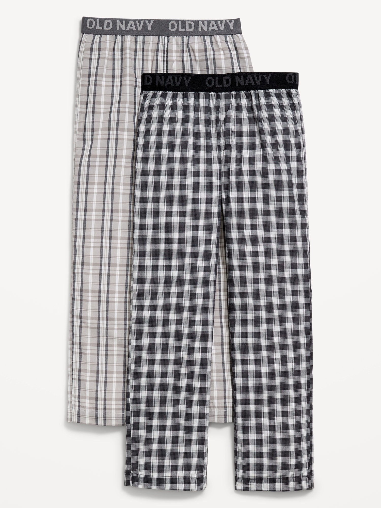 Printed Poplin Straight-Leg Pajama Pants 2-Pack for Boys