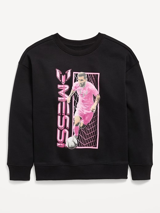 Image number 4 showing, Messi™ Oversized Crew-Neck Graphic Sweatshirt for Boys