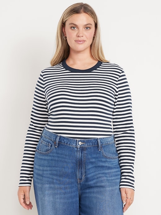 Image number 7 showing, Snug Long-Sleeve Crew-Neck T-Shirt