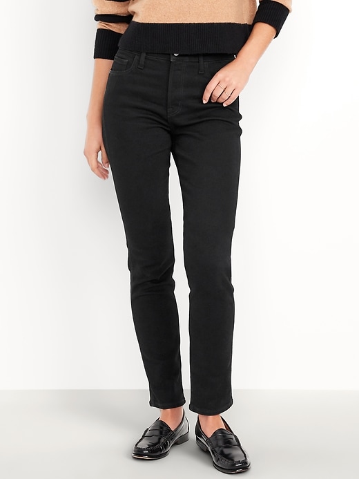 Image number 2 showing, High-Waisted Rockstar Super-Skinny Jeans