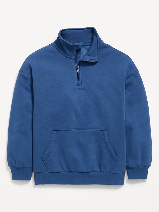 Image number 1 showing, Favorite Fleece Oversized Quarter-Zip for Boys