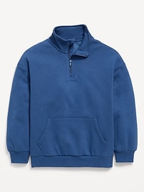 Image number 2 showing, Favorite Fleece Oversized Quarter-Zip for Boys