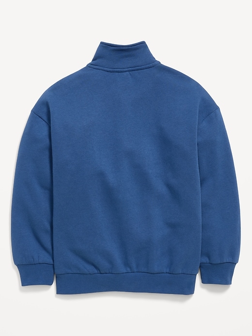 Image number 3 showing, Favorite Fleece Oversized Quarter-Zip for Boys