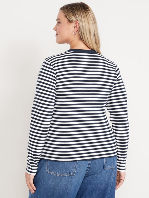 Image number 8 showing, Snug Long-Sleeve Crew-Neck T-Shirt