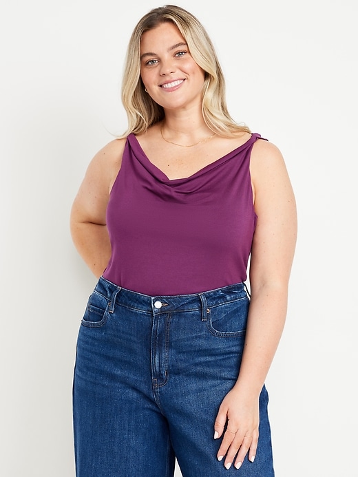Image number 7 showing, Cowl-Neck Twist-Strap Top