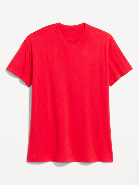 Oversized EveryWear Tunic T-Shirt - Amaryllis